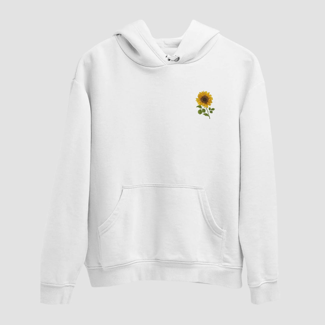 Sunflower Embroidered Hoodie